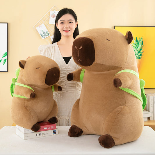 Capybara with Turtle Bag Plush