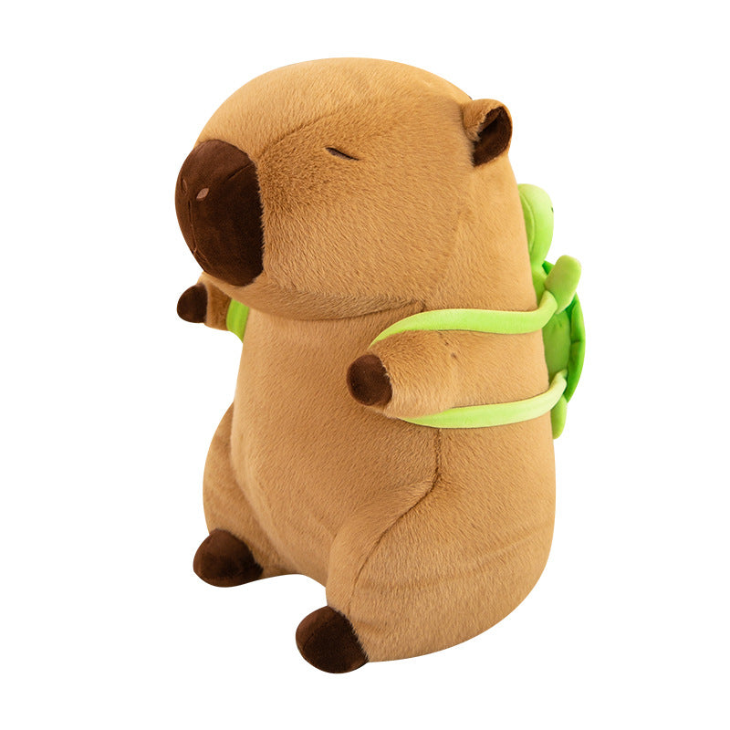 Capybara with Turtle Bag Plush